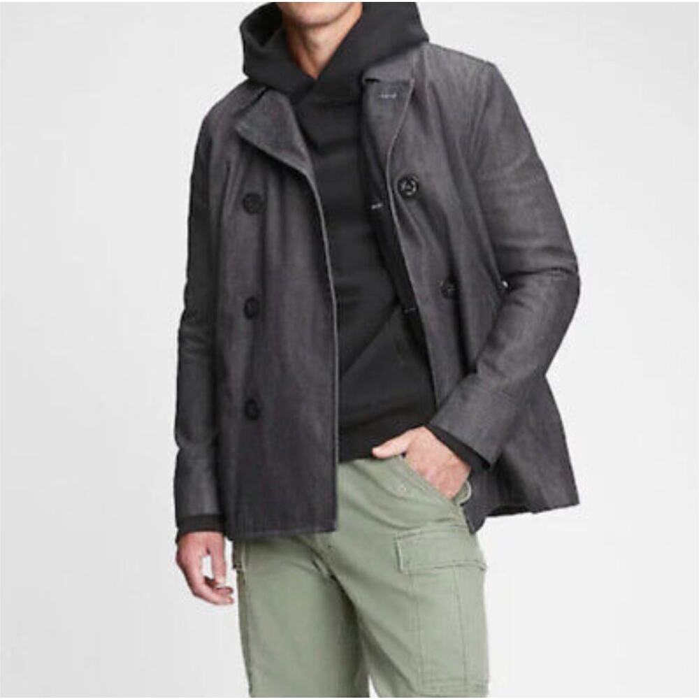 GAP Men - 1969 Premium Denim Peacoat/ Sz M / NWOT